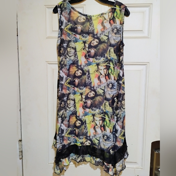 Monica's Size Extra Large Multicolor Graphic Print Women's Dress Like New - Picture 1 of 7